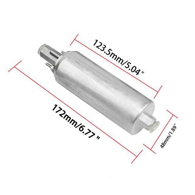 255LPH External Inline FUEL PUMP GSL392 GSL-392 HIGH PRESSURE FUEL PUMP with KIT