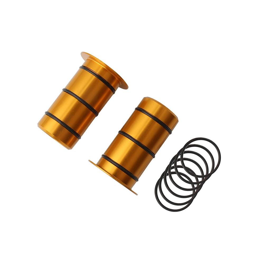 MUQZI-eje pasante de cubo de bicicleta de montaña, adaptador de liberación rápida, convertidor de cubo de rueda delantera y trasera, diámetro reducido, 15mm a 12mm: Gold