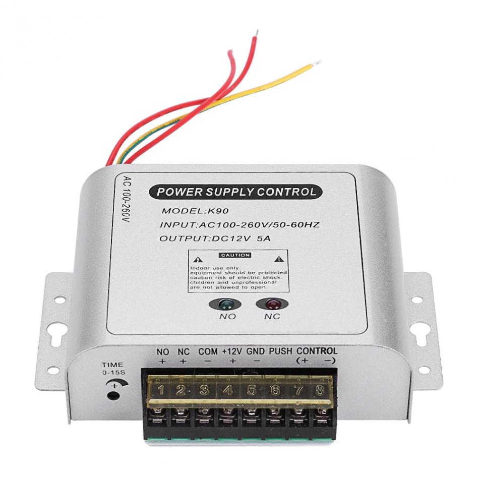 DC12V 5A metal case Deur Access Controller systeem Schakelaar Voeding voor elektrische deur velgbeveiliging bolt