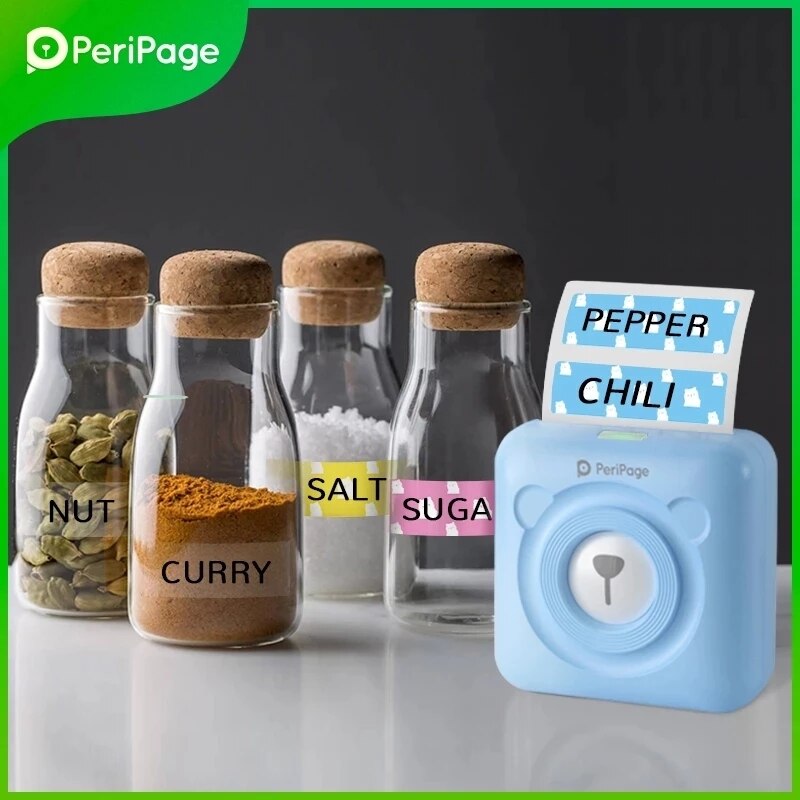 PeriPage – Mini-imprimante thermique Portable pour photos et reçus, 203dpi, Bluetooth sans fil, A6
