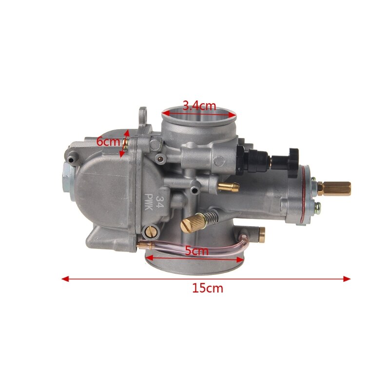 Carburador universal pwk keihin, , 34mm, 2T, 4T, motor de motocicleta, scooter, UTV, ATV