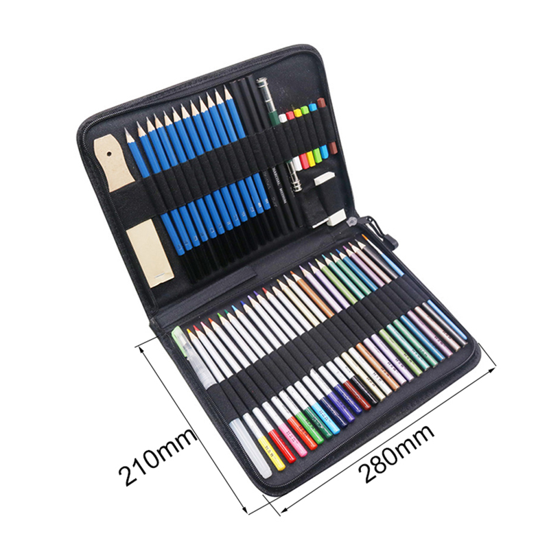 Skizze bleistift einstellen professionelle anfänger holz malerei werkzeuge stift skizze stift freundlicher bleistift zeichnung tasche kunst liefert