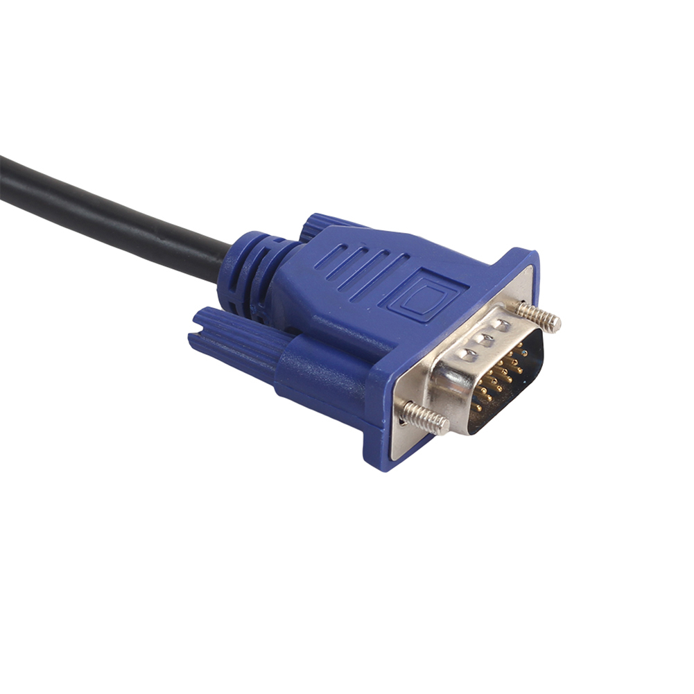 1.5/3/5m ordinateur moniteur VGA rallonge câble VGA M/M fil HD 15 broches mâle à mâle VGA cordon cuivre ligne pour ordinateur portable PC projecteur
