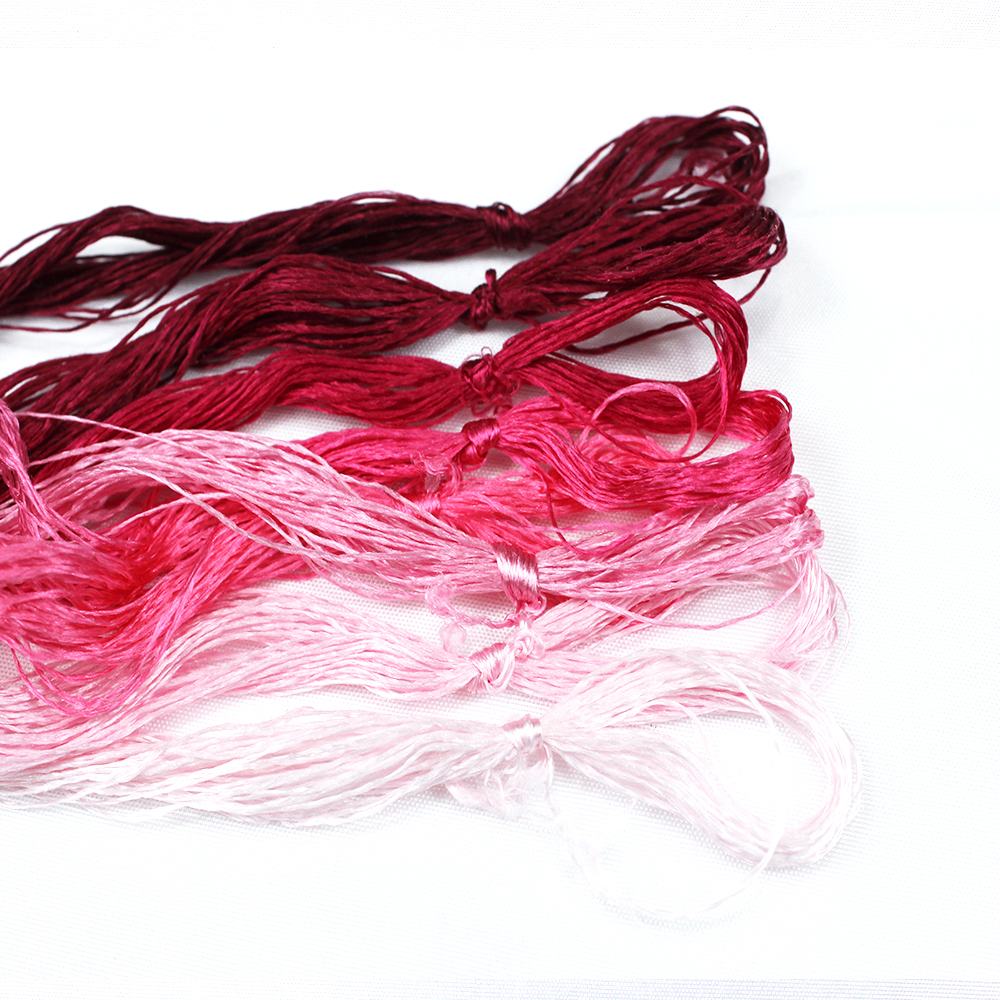 8 sztuk nici robić haftowania ręcznie haftowane nici jedwabne Spiraea jedwabne linie: królewski niebieski