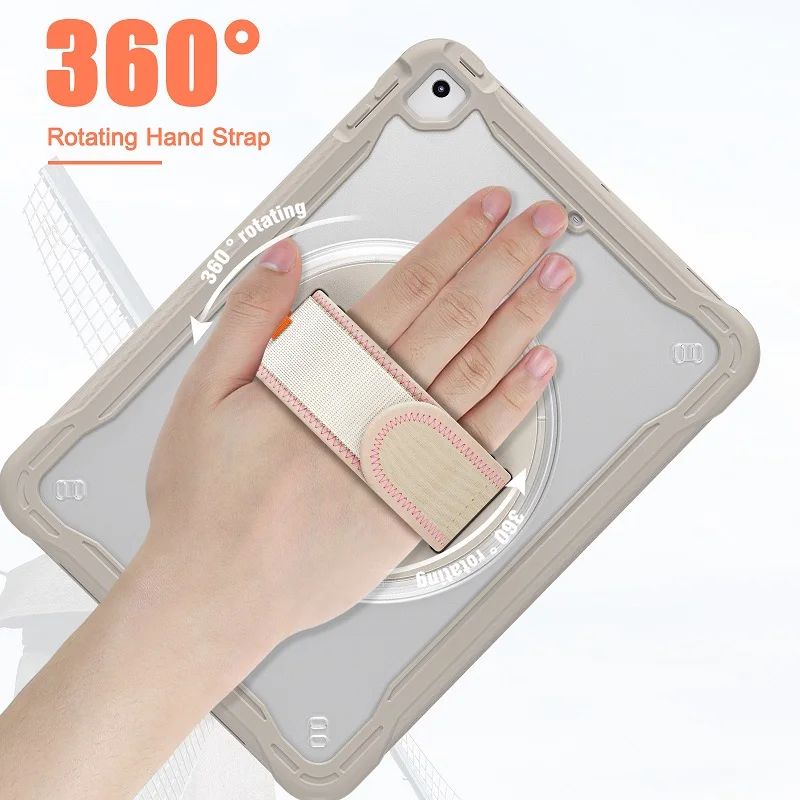 Funda a prueba de golpes Para iPad 9,7 iPad 5th 6th Tablet cubierta iPad A1822 A1823 A1893 A1954 soporte Correa Para Funda: 1 / Azul marino
