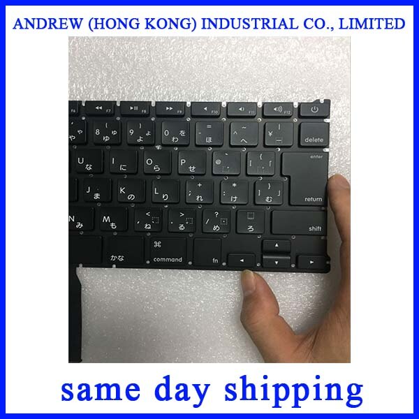 teclado japonés estándar A1369 A1466 para Macbook Air 13 "A1369 A1466 teclado japonés
