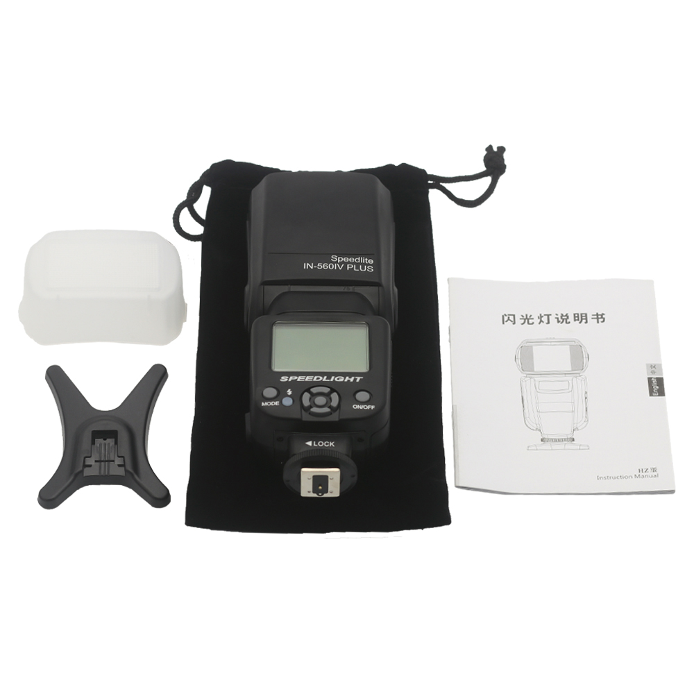 INSEESI IN560IV PLUS Camera Flash Speedlite For Canon Nikon Pentax Sony A58 A6000 A3000 A7s A7 A6300 A7r A7r II DSLR Camera
