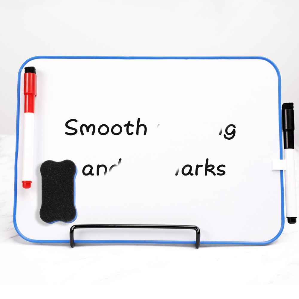 Dubbelsidig raderbar whiteboard-skylt anslagstavla med krok gör-det-själv-dekoration barn skriver rita graffiti-tavla leksak