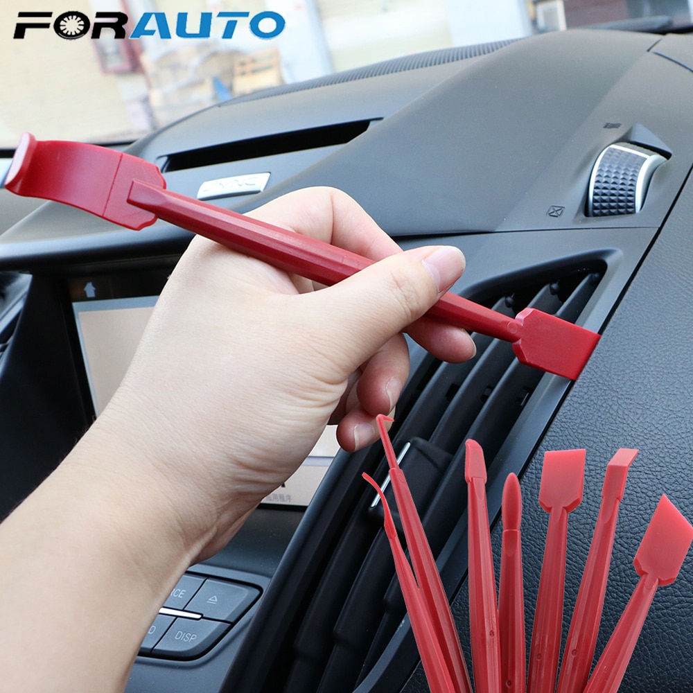 Auto vinyl wrap raamfolie gereedschap kit wisser intrekbaar stanleymes en afbreekmesjes vinylsnijder hoekwisser