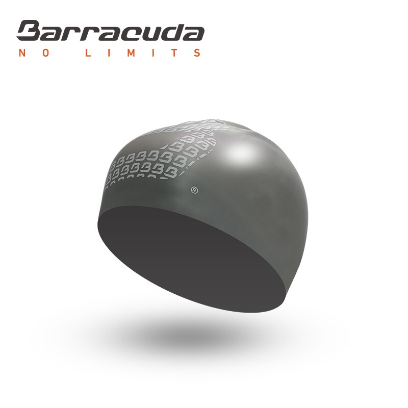 Barracuda Zwemmen Accessorie 3D Siliconen Cap (Big B Logo) Waterdichte Siliconen Effen Kleur Comfortabel Voor Mannen Vrouwen