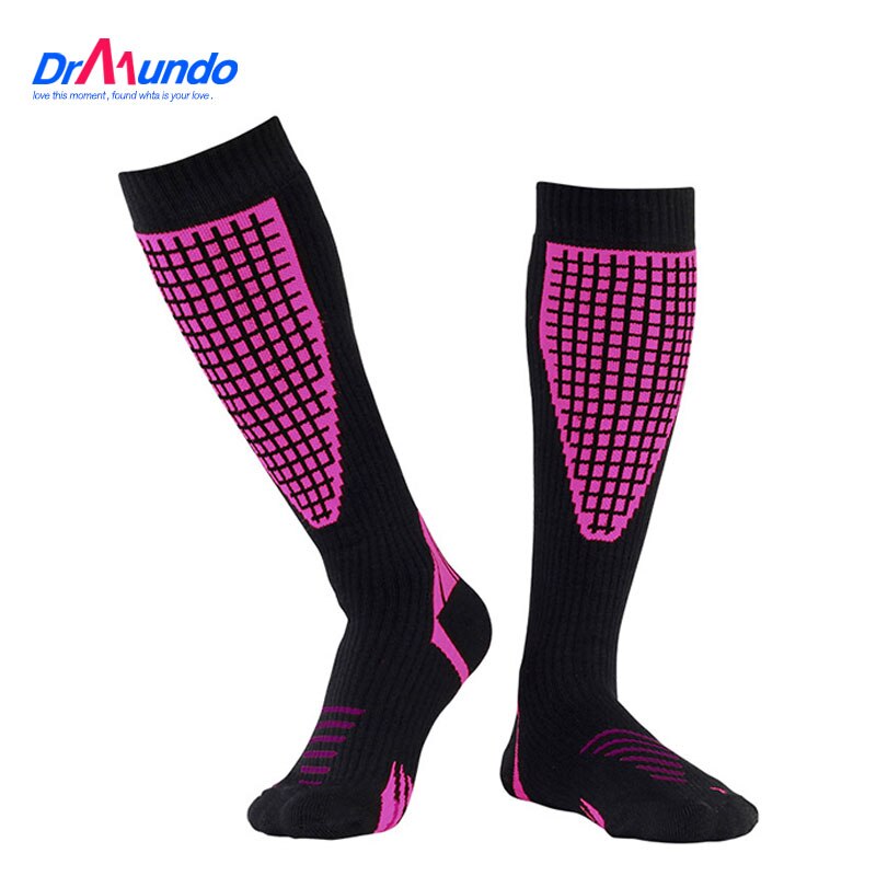 Chaussettes thermiques en coton épais pour homme et femme, 1 paire, chaudes, hiver, longues chaussettes de Ski, sport, Snowboard, escalade, Camping, randonnée, neige