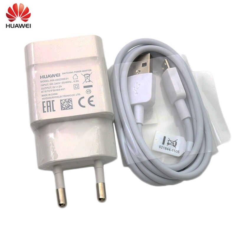 Original Huawei 5V2A charger EU Fast Charge power adapter usb micro cable for p9 8 lite honor 8x 7x y6 y7 y9 p smart z