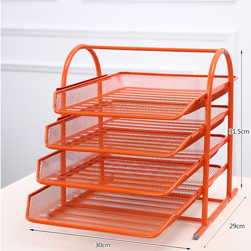 Jern netværk fire lag fil rack fil bakke fil box 9204 data kolonne magasin kolonne boghylde