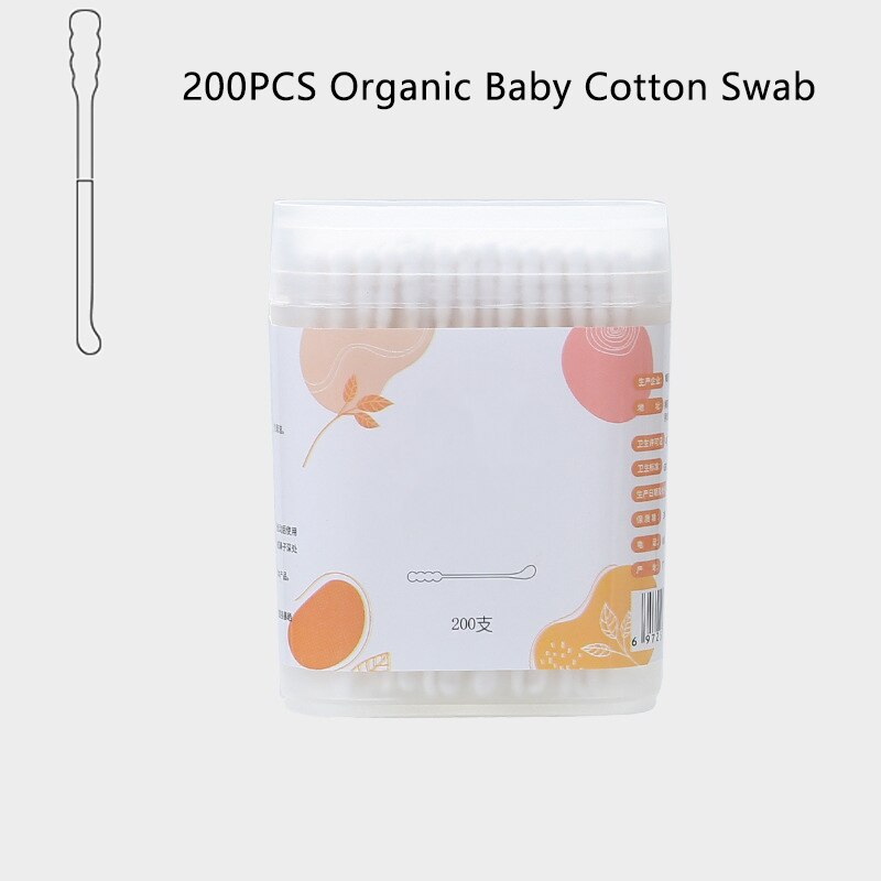 Cotons-tiges organiques pour bébés, 200 pièces, bâtonnets en papier, Ultra sûrs, hypoallergéniques, biodégradables: TD1109D