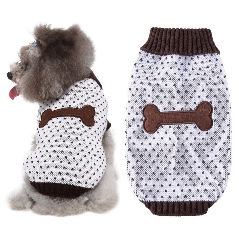 Ropa de invierno para perros, Ropa clásica de punto para perros pequeños, suéter para Chihuahua, cachorro, gato, Ropa para Perro