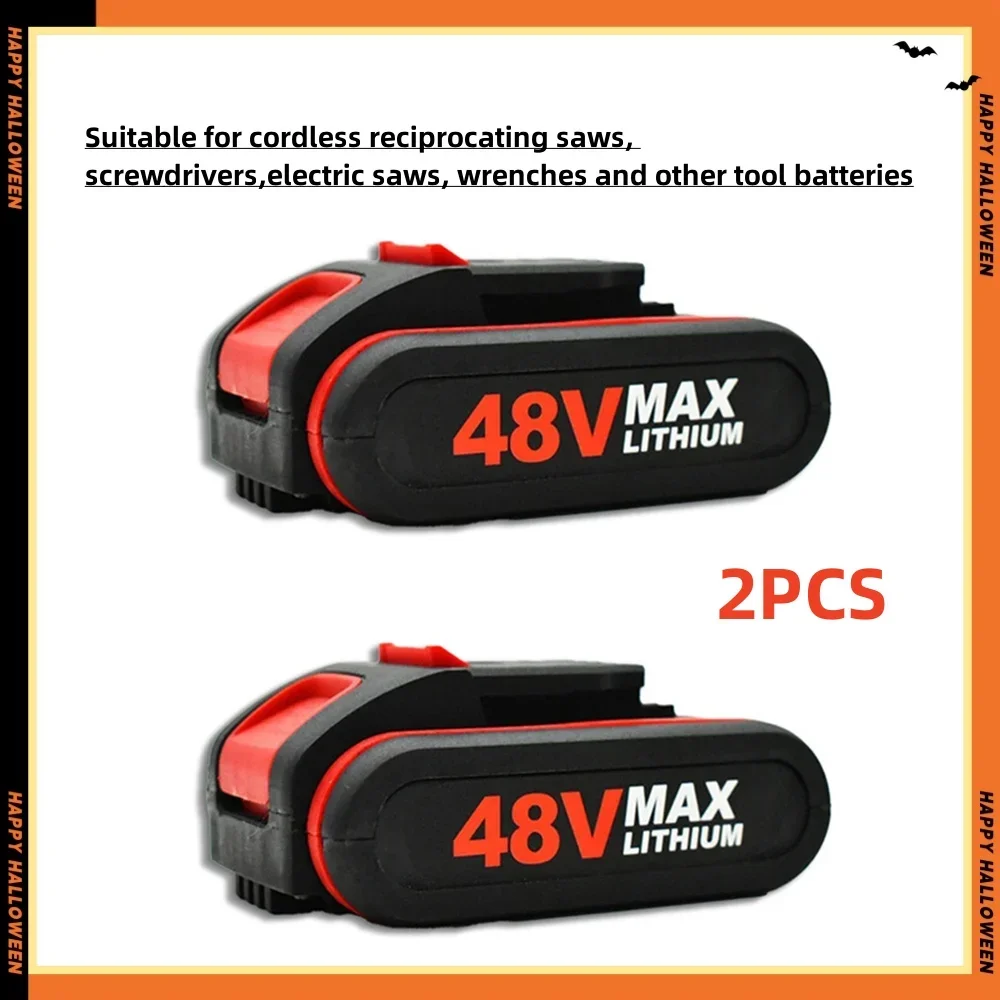 For 24VF 36VF 48VF 88VF 10.0Ah Rechargeable Li-ion Battery for Cordless Reciprocating Saw Screwdriver Electric Saw Wrench: Clear