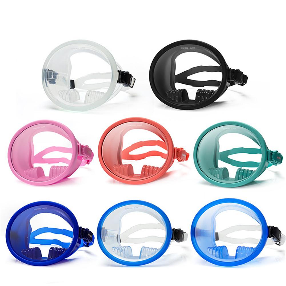Silicone Diving Mask - Panoramic Wide View - Anti-Fog Lens - Water Sports Snorkel Gear