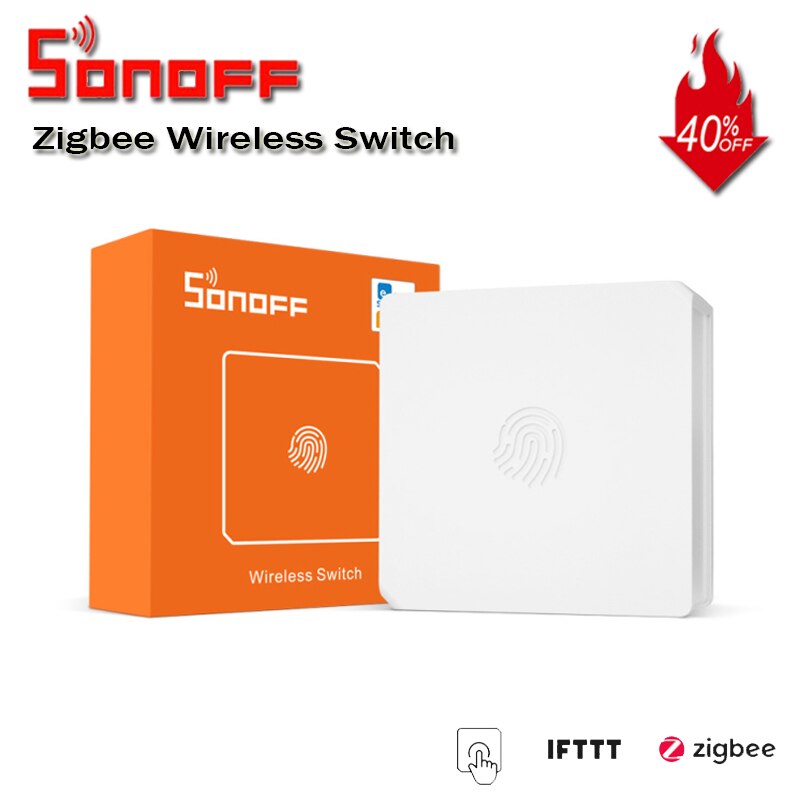 SONOFF SNZB-01 Zigbee Wireless Switch Smart Home Switch Low-battery Notification on e-WeLink App IFTTT Work With SONOFF ZBBridge