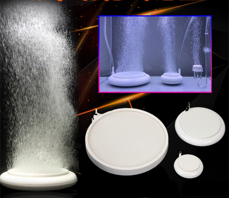 Bianco Bolla Pietra Aeratore per Acquario Serbatoio di Pesce Pompa Idroponica ossigeno Piastra mini Acquari Accessori Pompa di aria