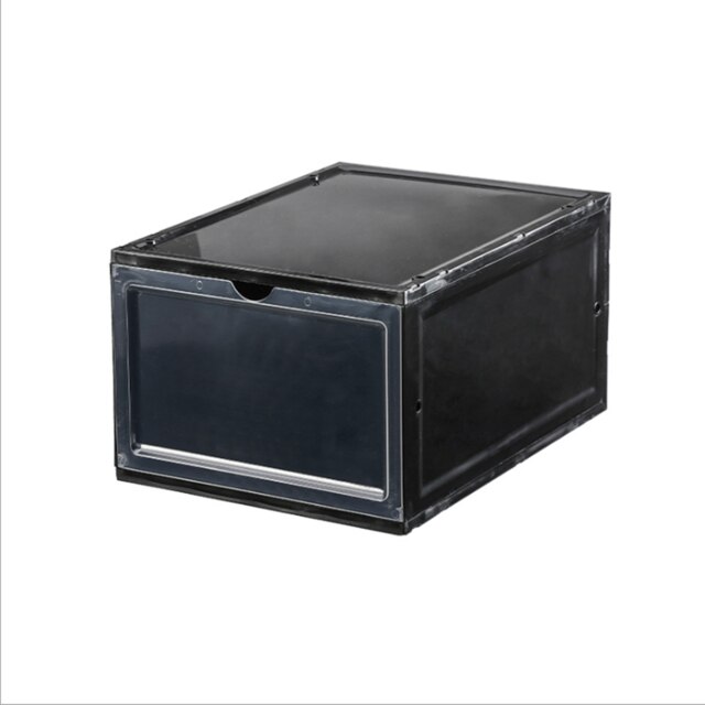 Dikke Transparante Schoenendoos Lade Plastic Schoenendoos Schoen Opslag Artefact Kan Worden Gestapeld Flip Opbergdoos: A