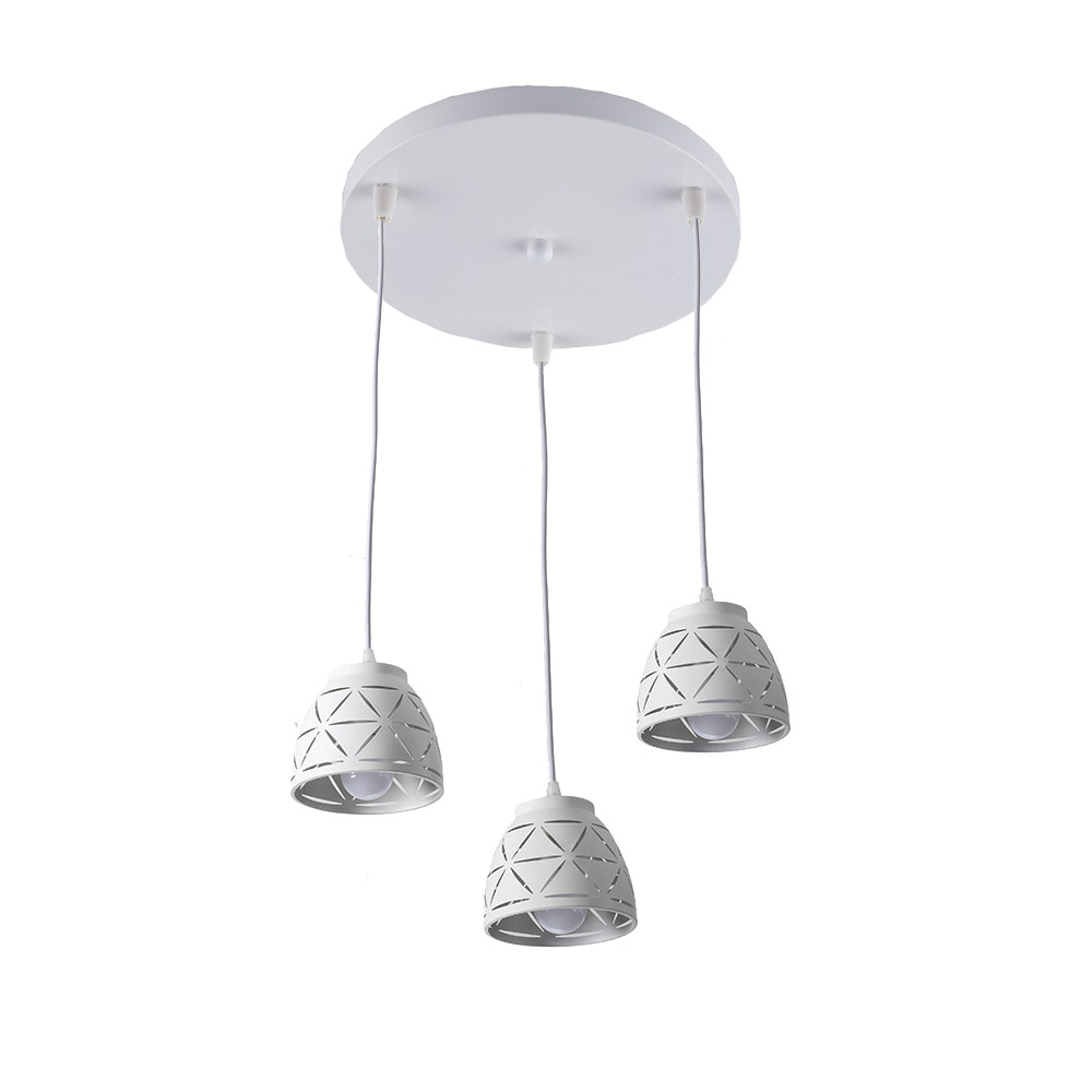 Zmjuja Lange En Ronde Led Plafondlamp Voor Eetkamer Lamp Met E27 Base 3 Pcs Led Lamp Plafondlamp led Mooie Prijs