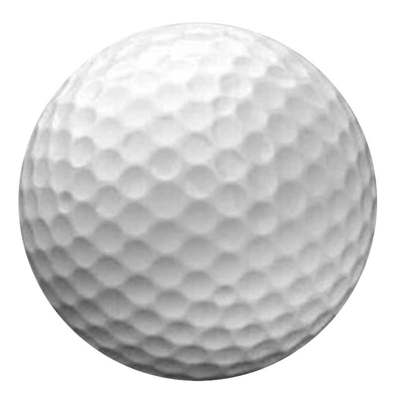 Pelotas de golf de PU sólidas, pelotas suaves para practicar en interiores, pelotas de espuma para sala de ejercicio ZJ55: Blanco
