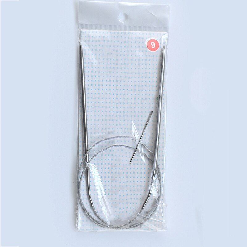 80CM Stainless Steel Circular Knitting Sewing Needle Crochet Needles DIY Handmade Sewing Needles Sew Accessories Craft Tools: 9