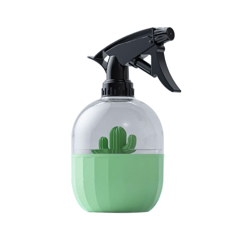 Bouteille de pulvérisation Cactus 500ml, Portable, brumisateur vide, buse de pulvérisation réglable pour pression manuelle, plantes domestiques: Green