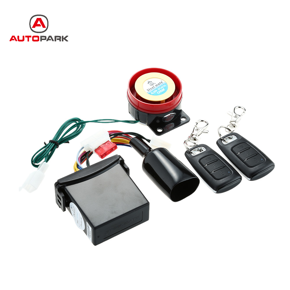 Steelmate – système d'alarme de moto 100% Original 886E, 1 voie, ECU résistant à l'eau, immobilisation du moteur avec émetteur