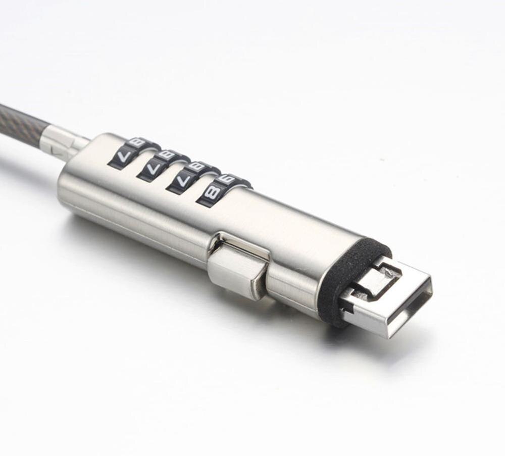 4 Digital USB Laptop Security Cable Lock for Computer (006)