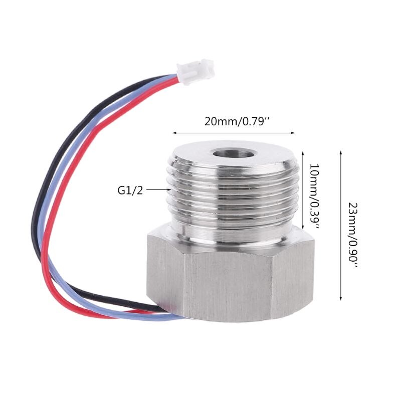 G1/2 Flat Mode Pressure Transmitter Sensor 0-10/30/100/300/600bar Input 5V DC