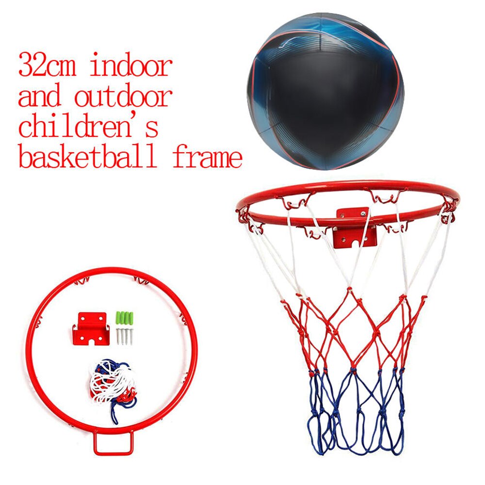 Hanging Basketball Wall Mounted Goal Hoop Rim Basketball Hoop Hanging Wall Mounted Goal Hoop Rim for Indoor Outdoor Kids Play