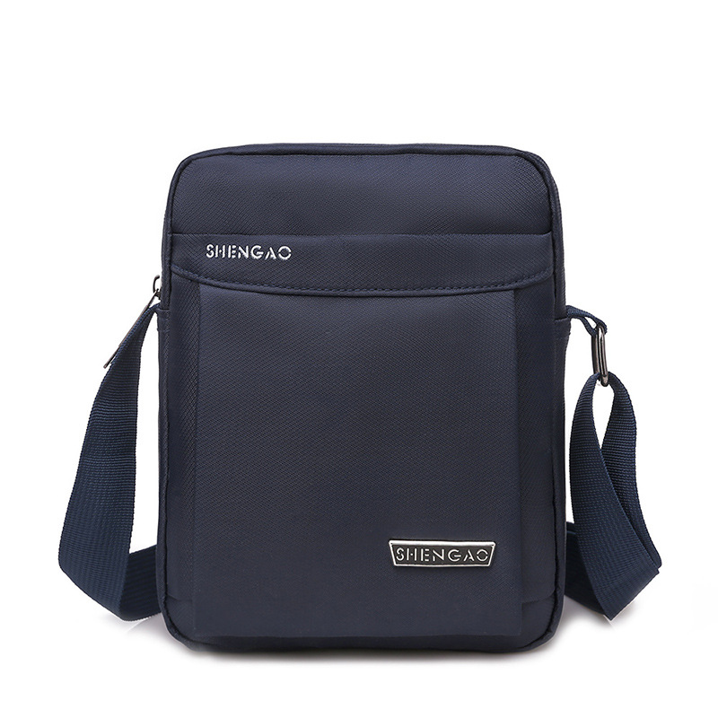 IVOTKOVA hommes sac de messager étanche hommes sac à bandoulière petit Nylon fermeture éclair sac bandoulière pour hommes sacs à main directe: BLUE