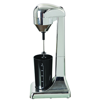 Batidora eléctrica de 220V para alimentos para el hogar, batidora multifuncional para café, batidora de espuma, enchufe europeo: silver-black cup