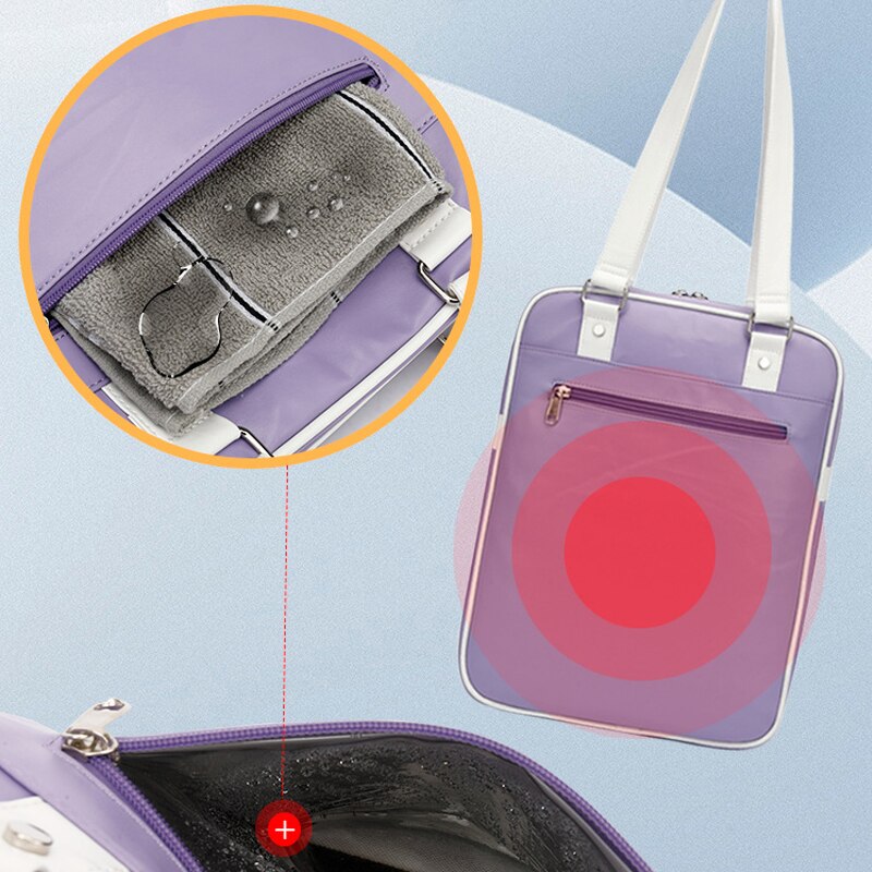 Badminton Bag Female Backpack Single Shoulder 2-3 Pack Crossbody Portable Badminton Bag Large Capacity