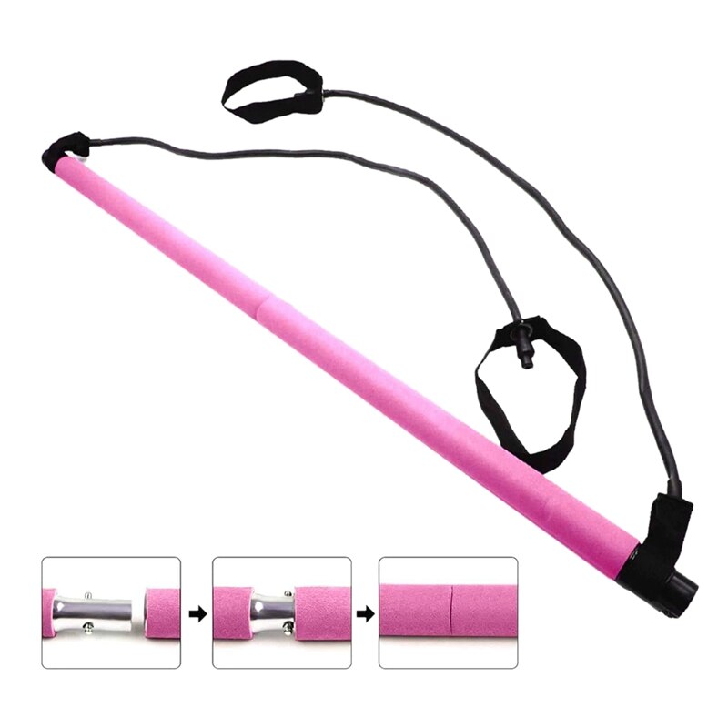 -jooga fitness stretch stick pilates bar kevyt vastusnauha jooga vetotanko pilates fitness baari kotikuntosali