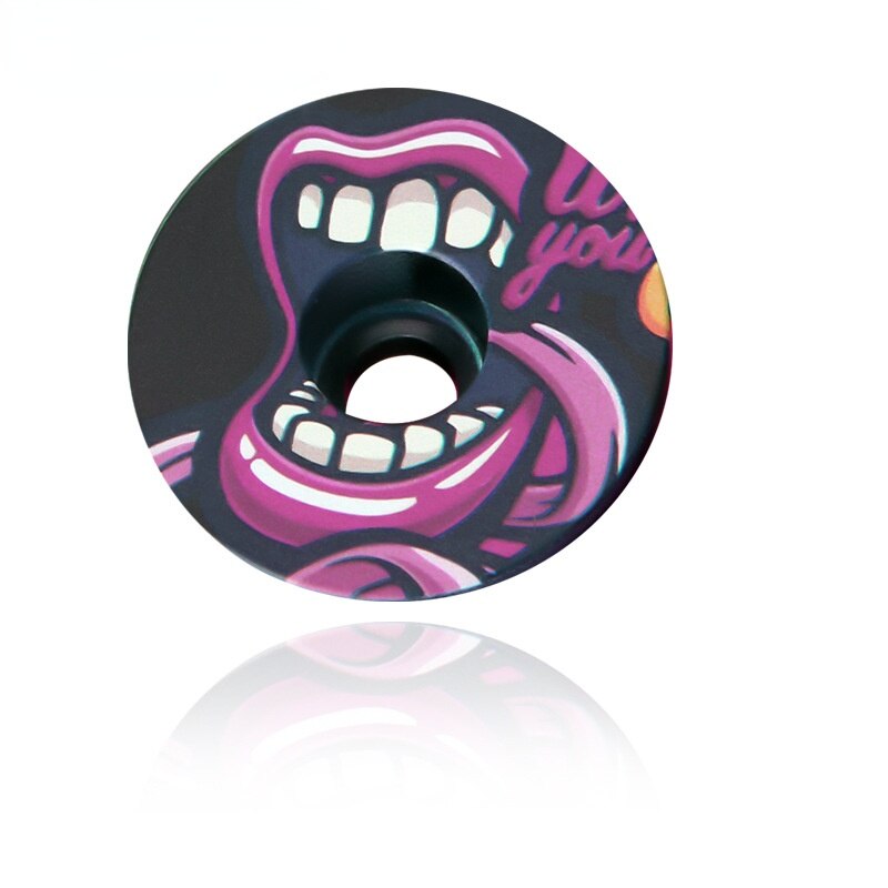 Fietsen Super Light Cool Mtb Racefiets Kom Cover Fiets Stem Top Cap Voor 28.6Mm Voorvork Headset Cap fietsen Accessoires: Type C