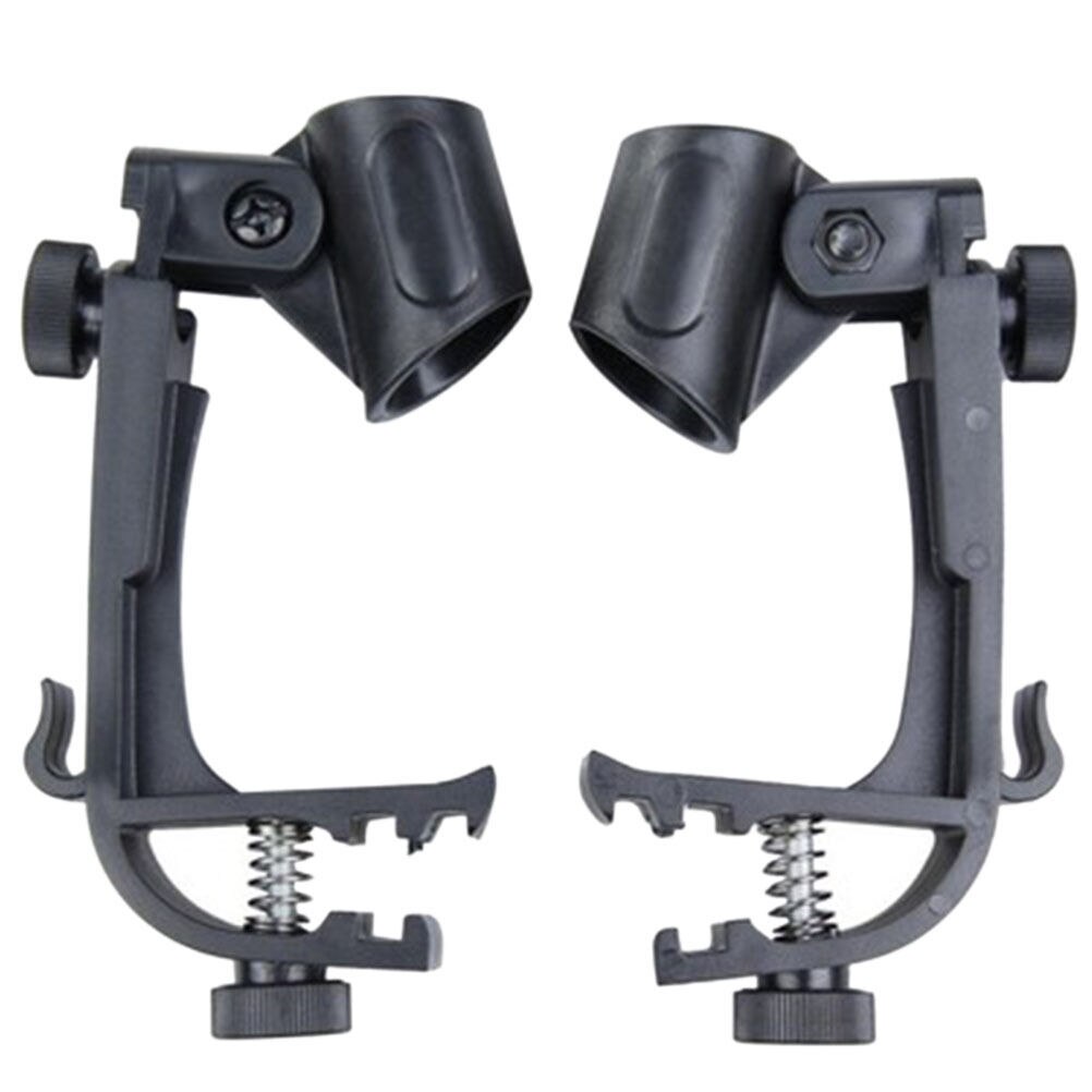 Drum Mic Microphone Holder Rim Mount Clamp Stand Studio Recording Holder Racks adjustable