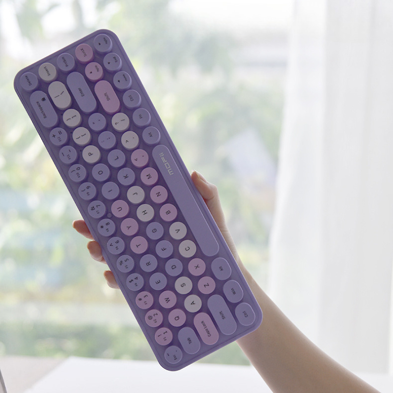 2.4G Wireless Keyboard and Mouse Combo 68 Round Keys For PC Desktop Laptop