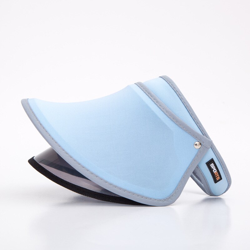 Korean version of the sun visor double layer empty top hat outdoor travel uv protection sun hair hoop sun visor: 10