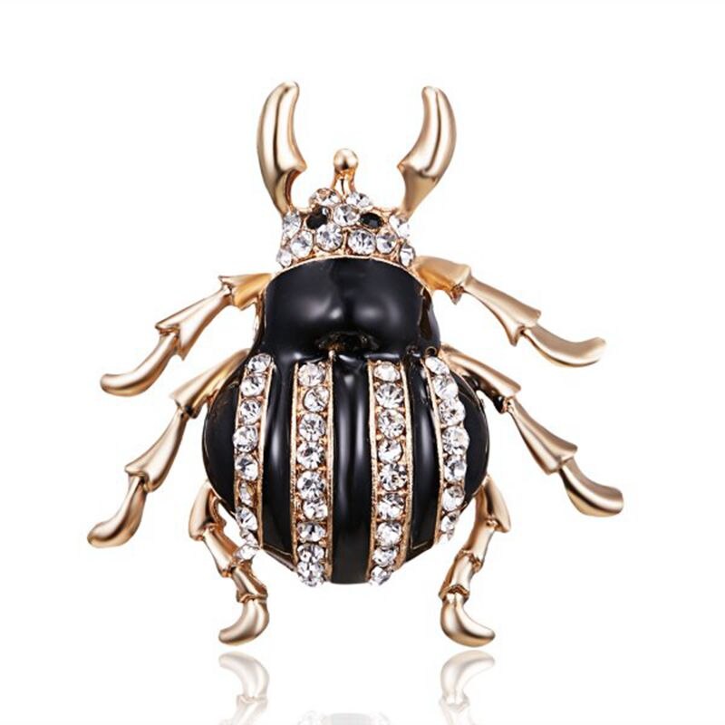 Leuke Insect Hagedis Lieveheersbeestje Spider Gecko Broches Rhinestone Animal Emaille Broche Pins Vrouwen Meisjes Verjaardag Festival Sieraden: 5