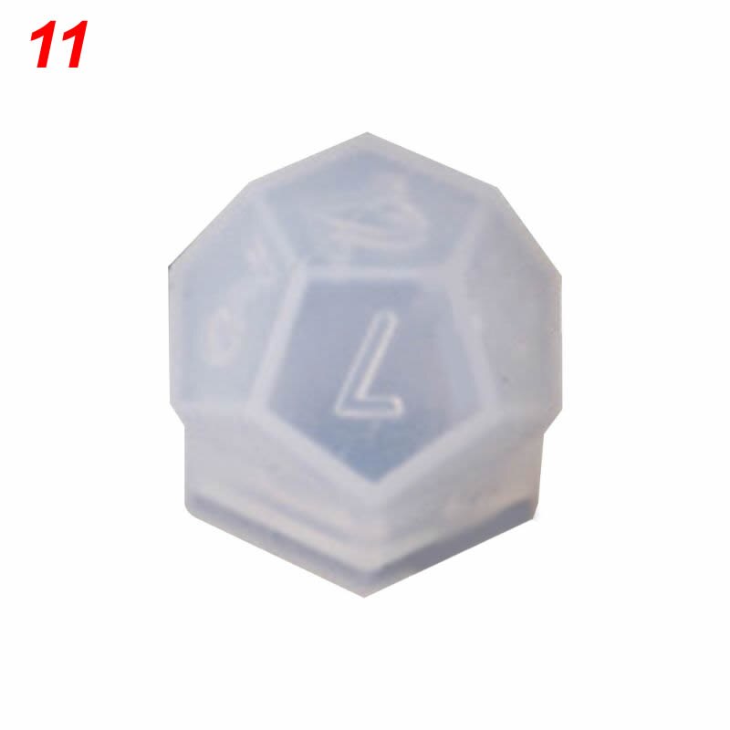 Würfel form DIY Kristall Epoxy Form Würfel Filet Form Multi-spec Digitale Spiel Silikon Form Würfel Machen Form epoxy harz formen: 11