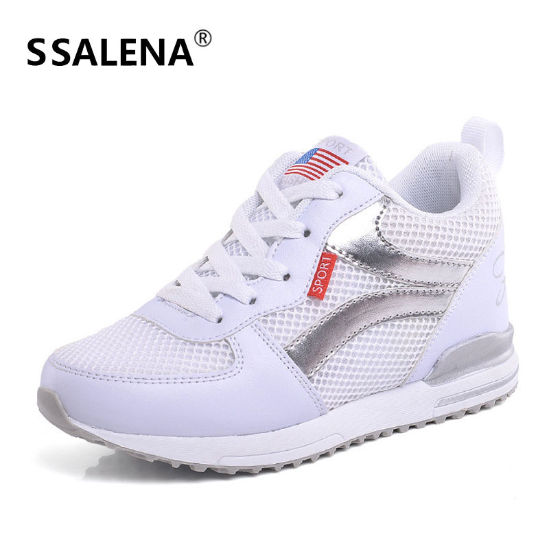 Women Flats Walking Shoes Mesh Breathable Sports Lace-Up Shoes Female Soft Comfortable Travel Summer Platform Shoes AA60018