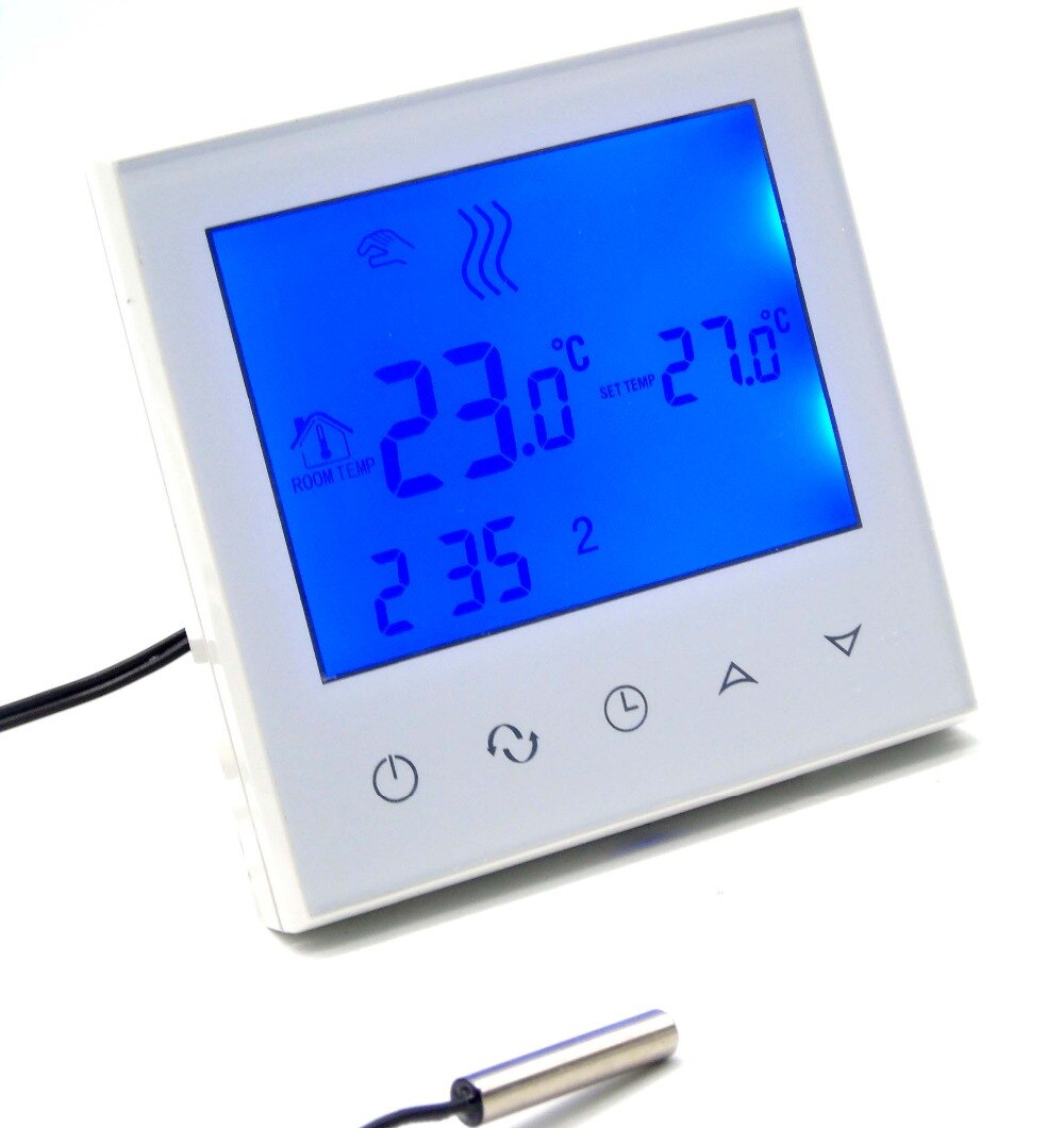 LCD touch programmable Floor Heating Thermostat for Underfloor Warm System