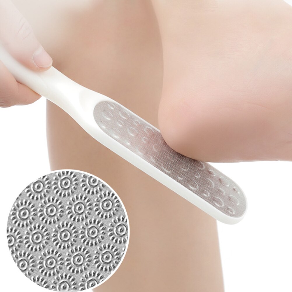 1 stk dobbelt side fodfil rasp hæl rivejern hård død hud callus remover pedicure fil fod rivejern hudpleje