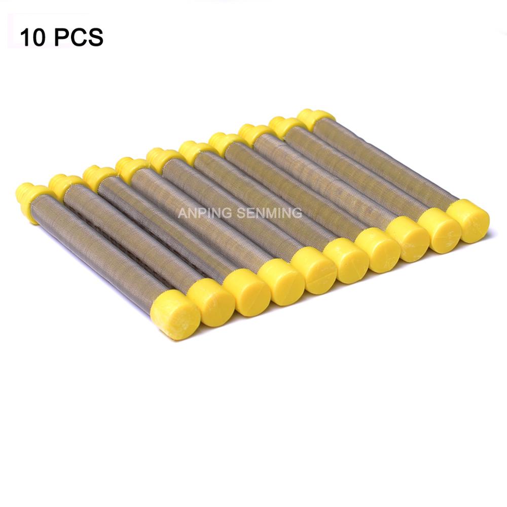 Titan lx80, Titan 440 Filter, Titan 500-200-10 Airless Paint Sprayer Gun Filter Yellow, 100 Mesh. 10PCS