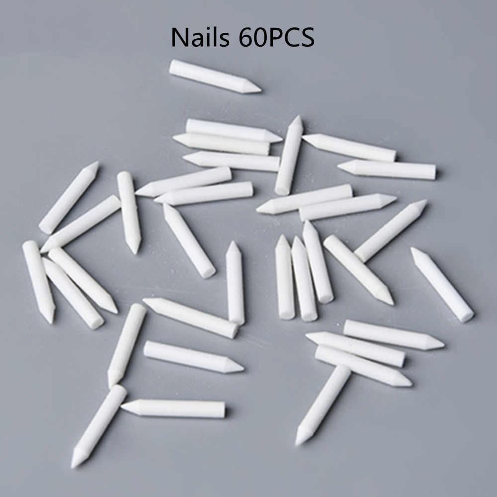 Ceramic Refractory Pad Support Nail Kiln Tools High Temperature Resistant Material Pottery Tools Clay Small Object Firing Tool: 60pcs Nails