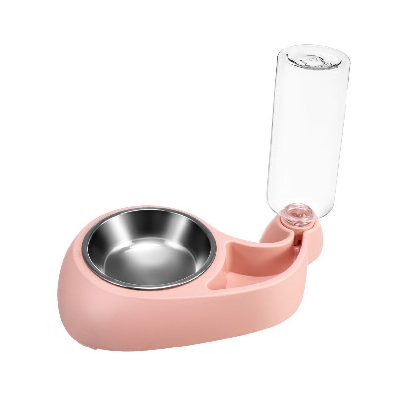 Automatische Kat Kom Water Dispenser Huisdier Kom Voor Katten Honden Feeder Water Opslag Kitten Drinken Feed Container Kat Accessoires: Pink