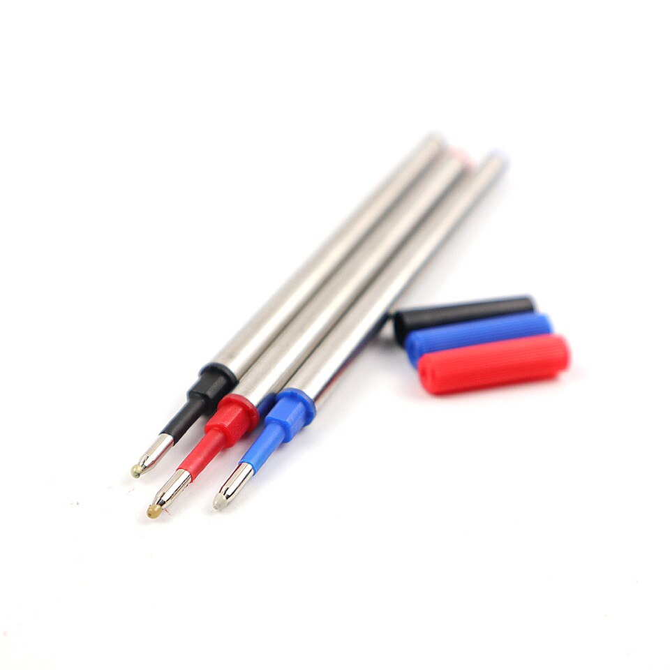 Metal Refills 0.7mm Black/Blue/Red ink for Roller Ballpoint Pen Business Pen Ball Pen Refills Office School Supply Stationery