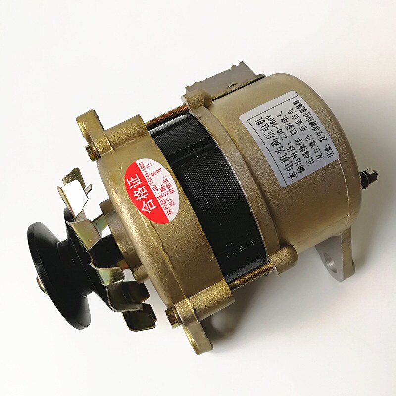 Pequeño hogar polea rueda imán permanente voltaje constante 220V800w alternador a estrenar cobre puro